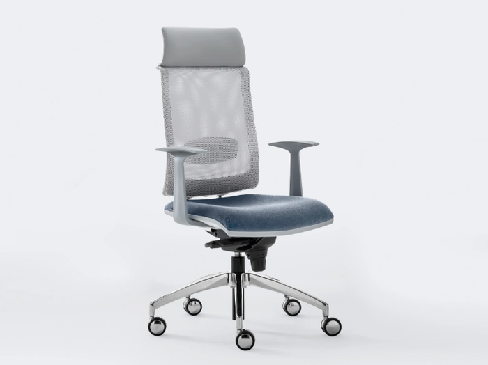 ZERO7 NET - Swivel high-back mesh office chair _ Ares Line